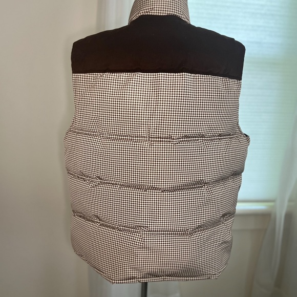 New w/tag Goodfellow & Co Houndstooth Puffer Vest - Picture 2 of 4
